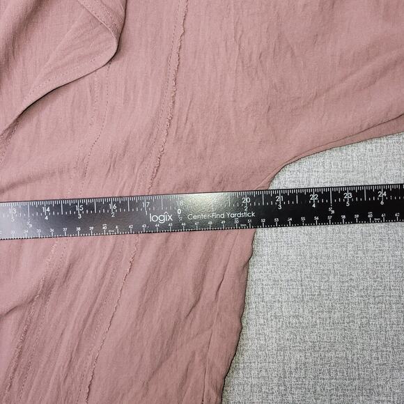 Modest Selections Women Open Front Duster Medium Dusty Rose Abaya Lagenlook - Picture 13 of 13